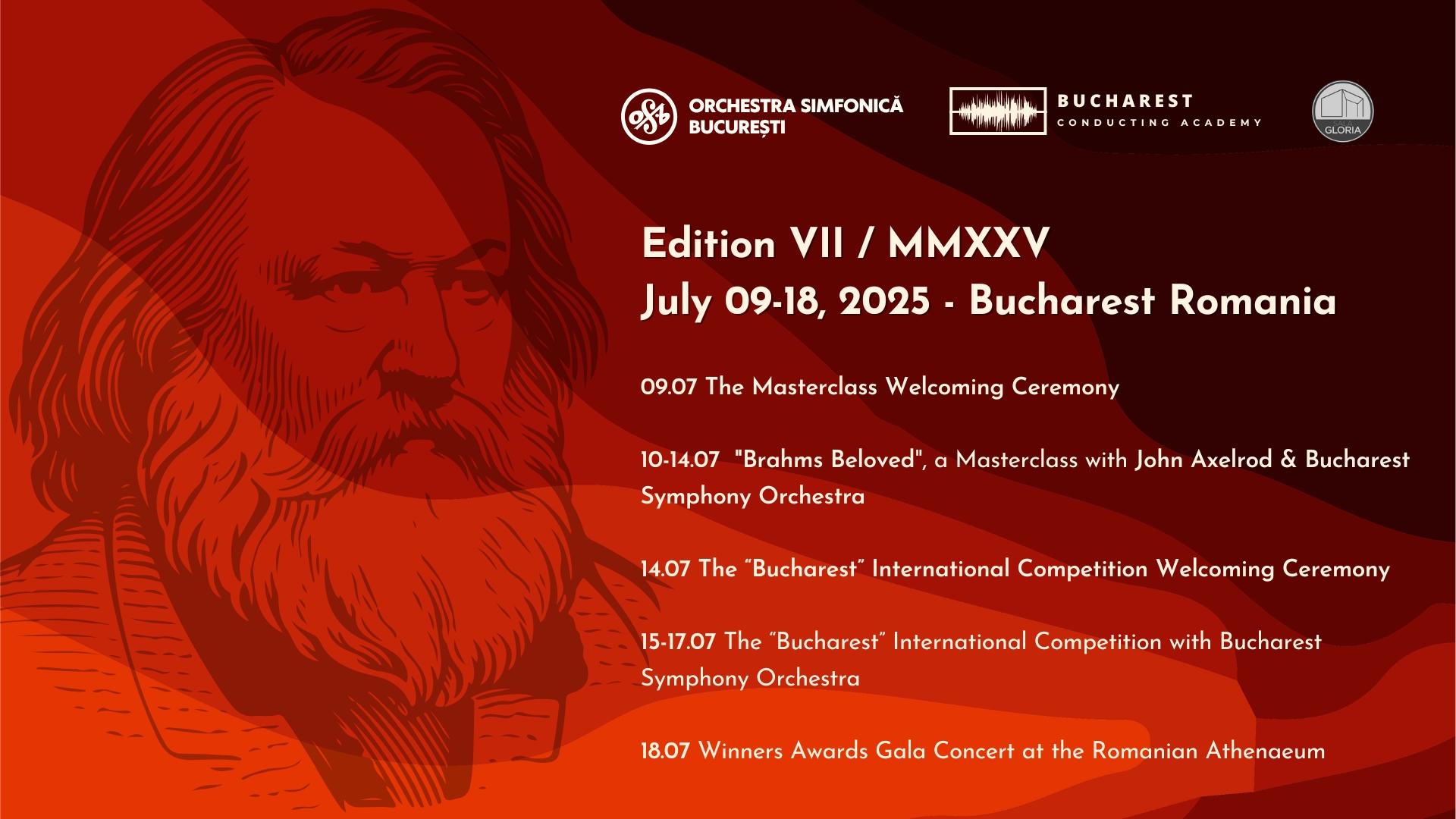 O încheiere triumfătoare: Bucharest Conducting Academy Ediția a VII-a: BRAHMS BELOVED