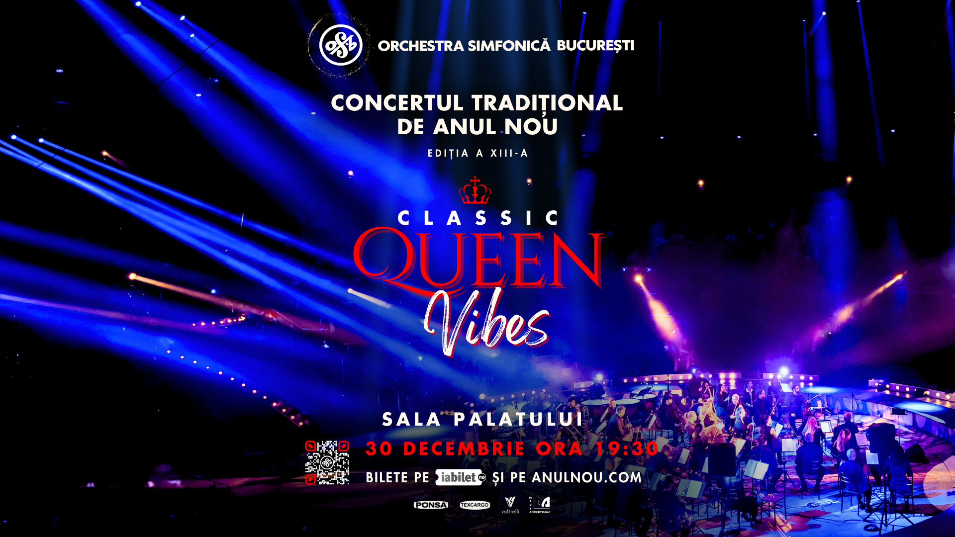 Orchestra Simfonică București anunță ediția a XIII-a a Concertului Tradițional de Anul Nou: Classic Queen Vibes